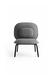 【TOOU】TASCA lounge chair Gabriel fabric / anthracite