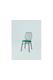 【COMMOC】Flipper Chair(B) / ナチュラル（シート）×ホワイト（フレーム）（ダイニングチェア）