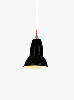 【ANGLEPOISE / アングルポイズ】DUO MAXI PENDANT（デュオ マキシ ペンダント） / ブラック + レッド ケーブル（ペンダントランプ） [電球非同梱]