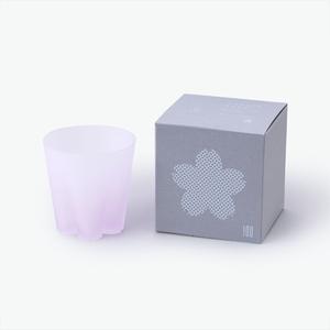 【100%】Sakurasaku Frost Rock Paper box ＜さくらさく 雪桜ロック 紙箱入＞ / ピンク （グラス）