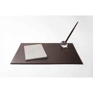 【100%】Leather Desk Mat S / ダークブラウン  （デスクトップアイテム）