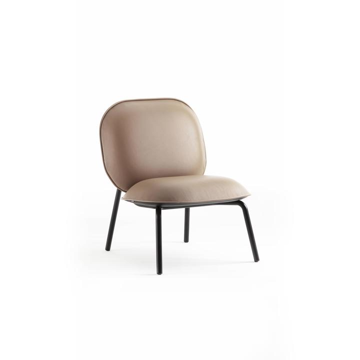 【TOOU】TASCA lounge chair Eco leather / black