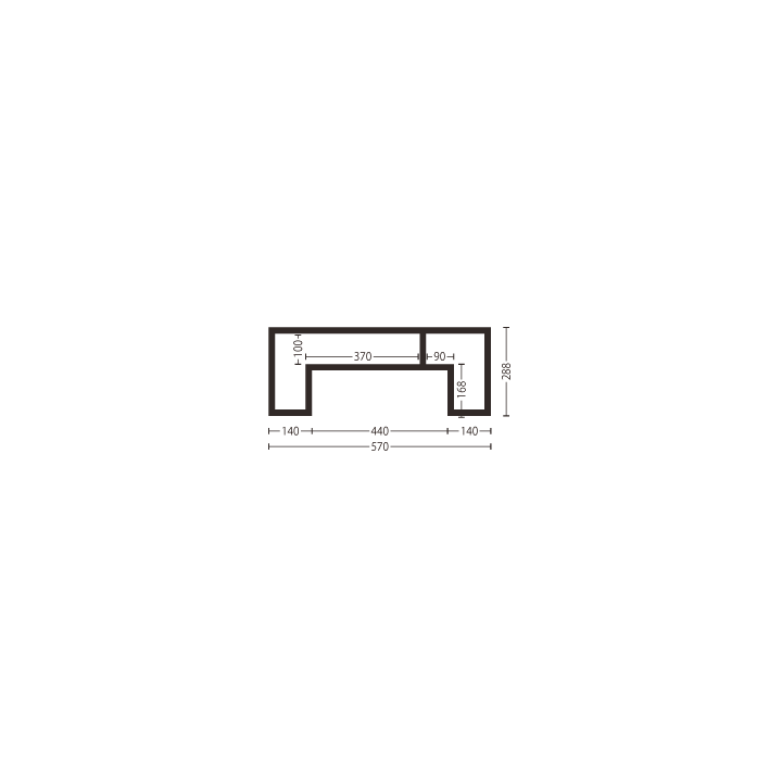 【abode】SHOJI - Occasional Table Small / ナチュラル （ローボード）   