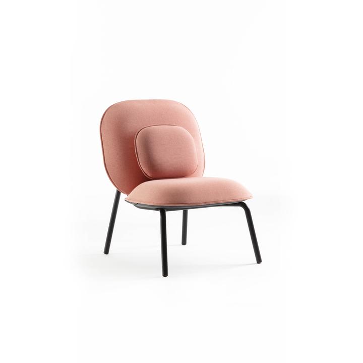 【TOOU】TASCA lounge chair Gabriel fabric / pink